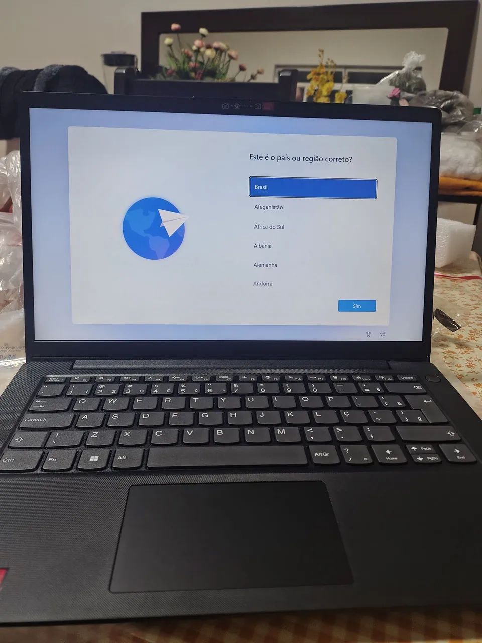 Notebook Lenovo 14 polegadas - novo
