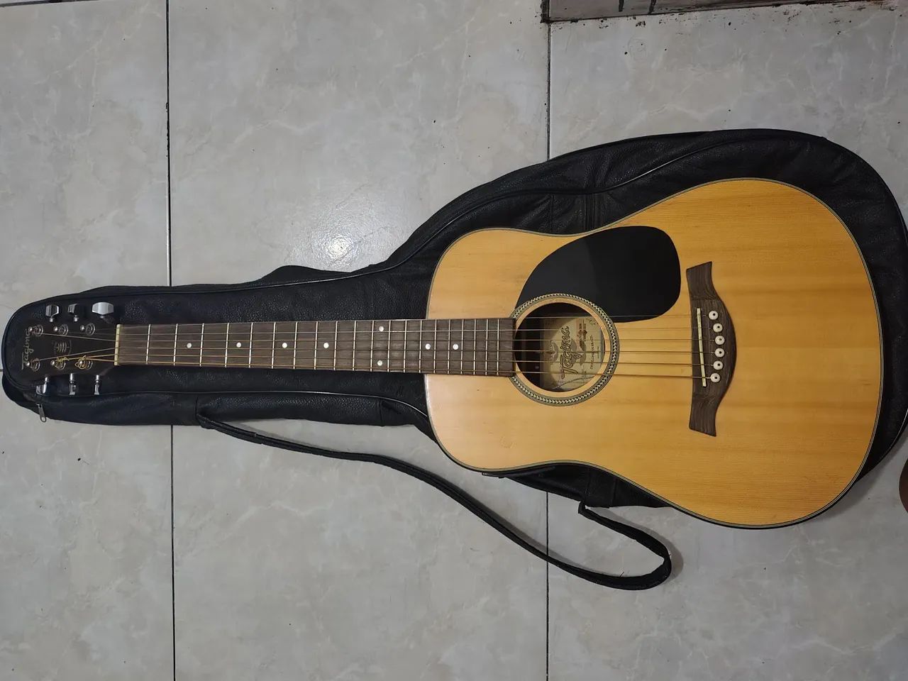 VIOLÃO ELÉTRICO TAGIMA NOVO COM CAPA - Foto 3