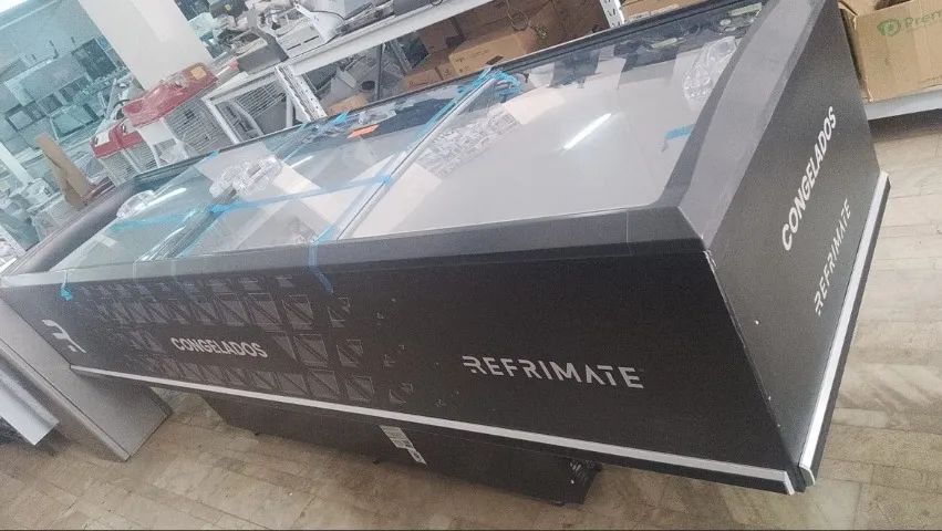 ILHA REFRIMATE VIDRO CURVO 3MT - NOVO