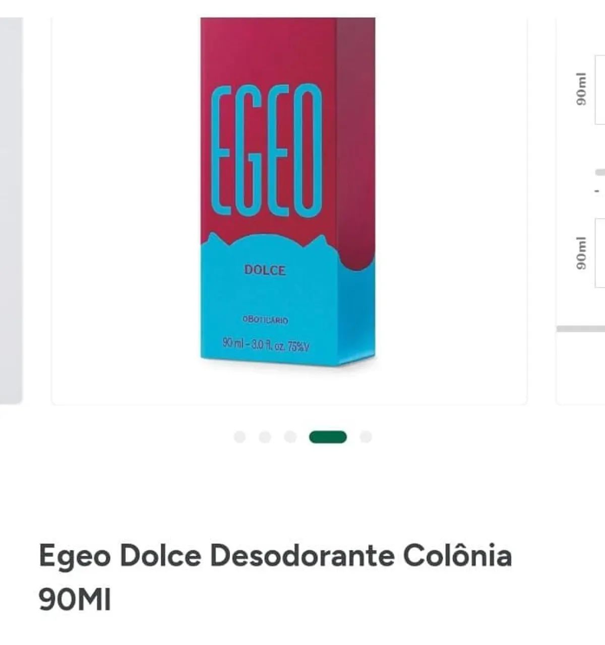 Egeo Dolce Desodorante Colônia  90 ml - Foto 2