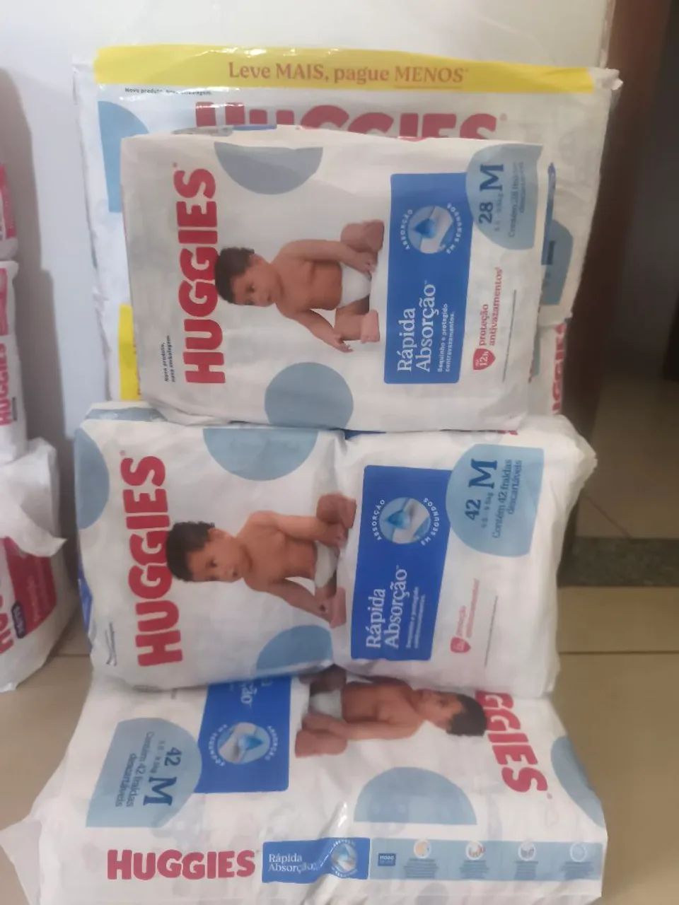 Vendo fraldas Huggies M, rápida absorção!! - Foto 2