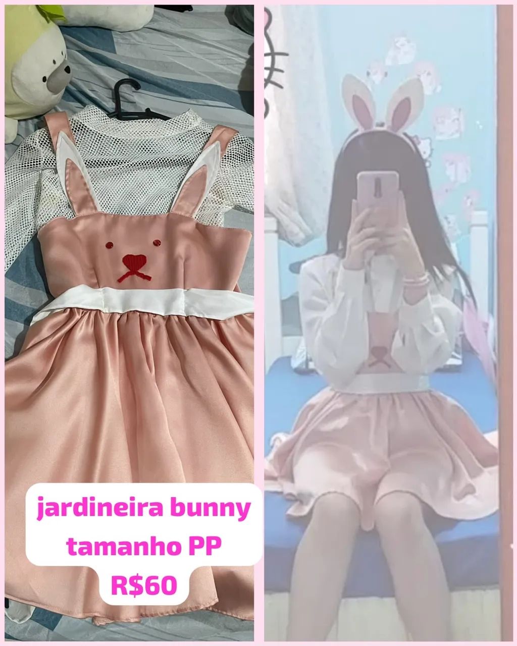 jardineira coelinho PP
