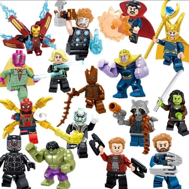 Boneco Heróis Marvel lego compatíveis vingadores - Foto 3