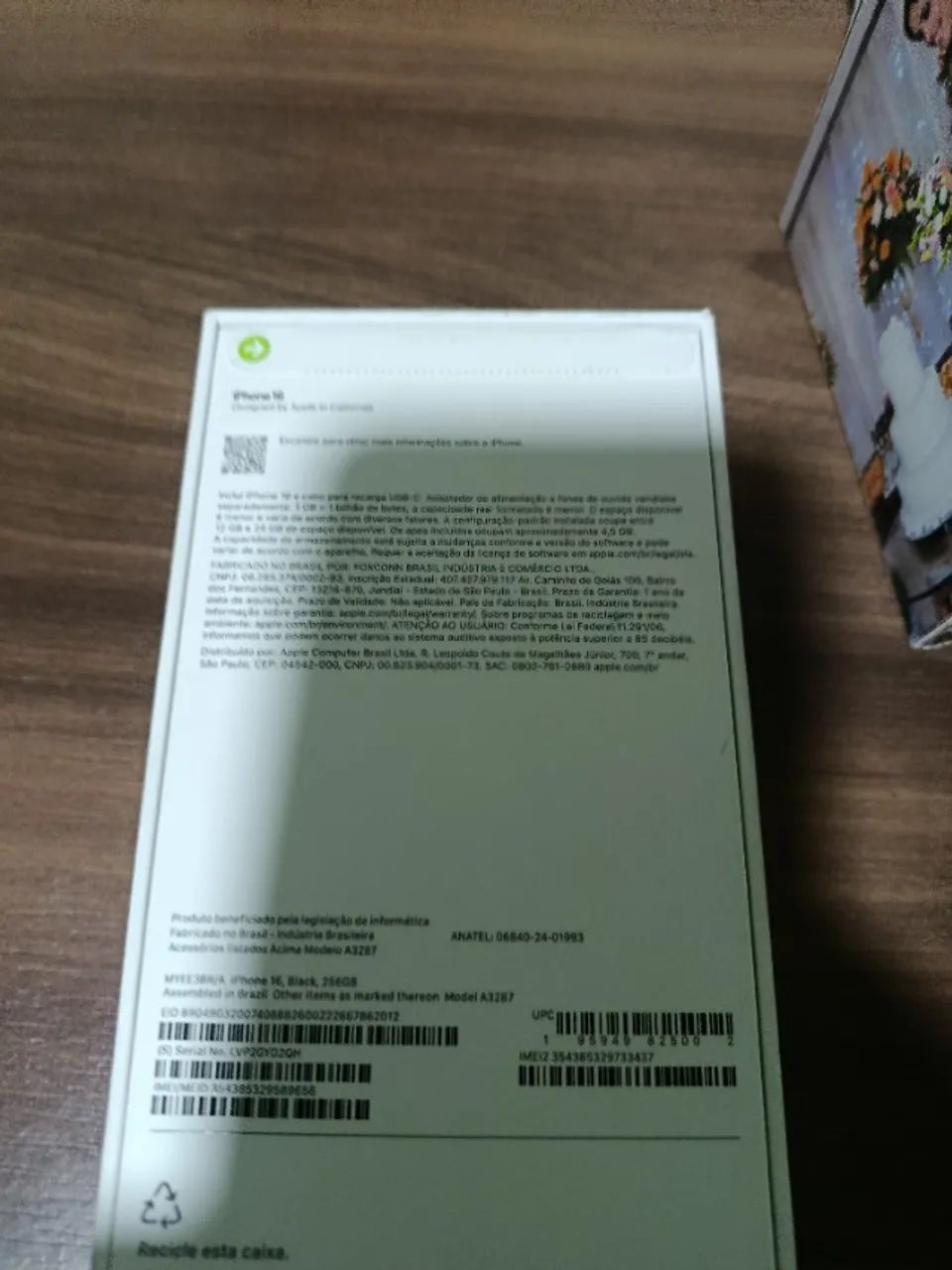 iPhone 16 256gb novo lacrado 