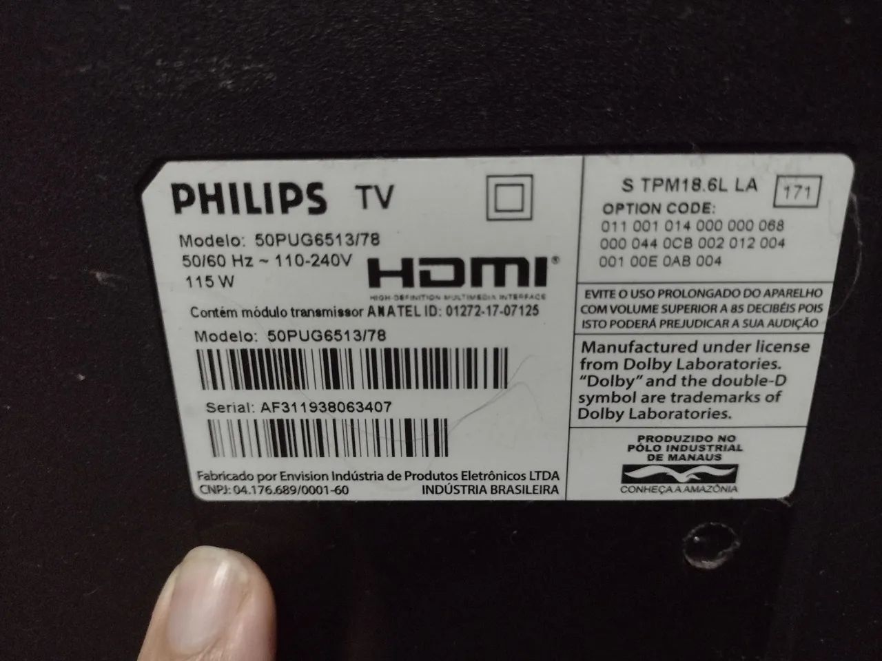 Televisão com tela com defeito - Foto 4