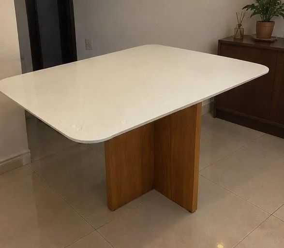 MESA DE JANTAR BRANCA - Foto 2