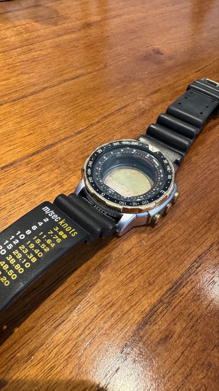 Caixa Relógio Citizen Surf Diver 8948 + Pulseira - Antiguidades