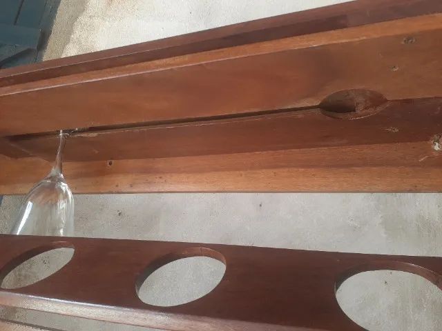 ADEGA de parede DE MADEIRA IPÊ (modelo exclusivo) - Foto 4