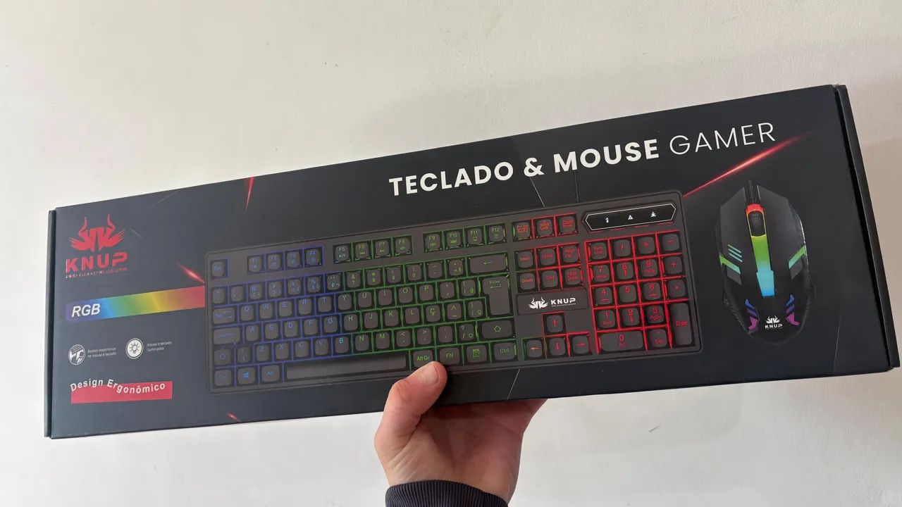 Kit Teclado e Mouse Gamer RGB - Foto 4