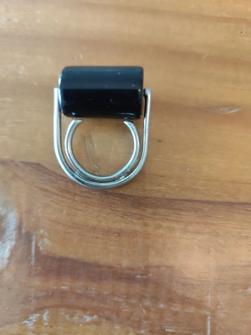Anel Zara Statement preto novo tamanho 16 - Foto 2