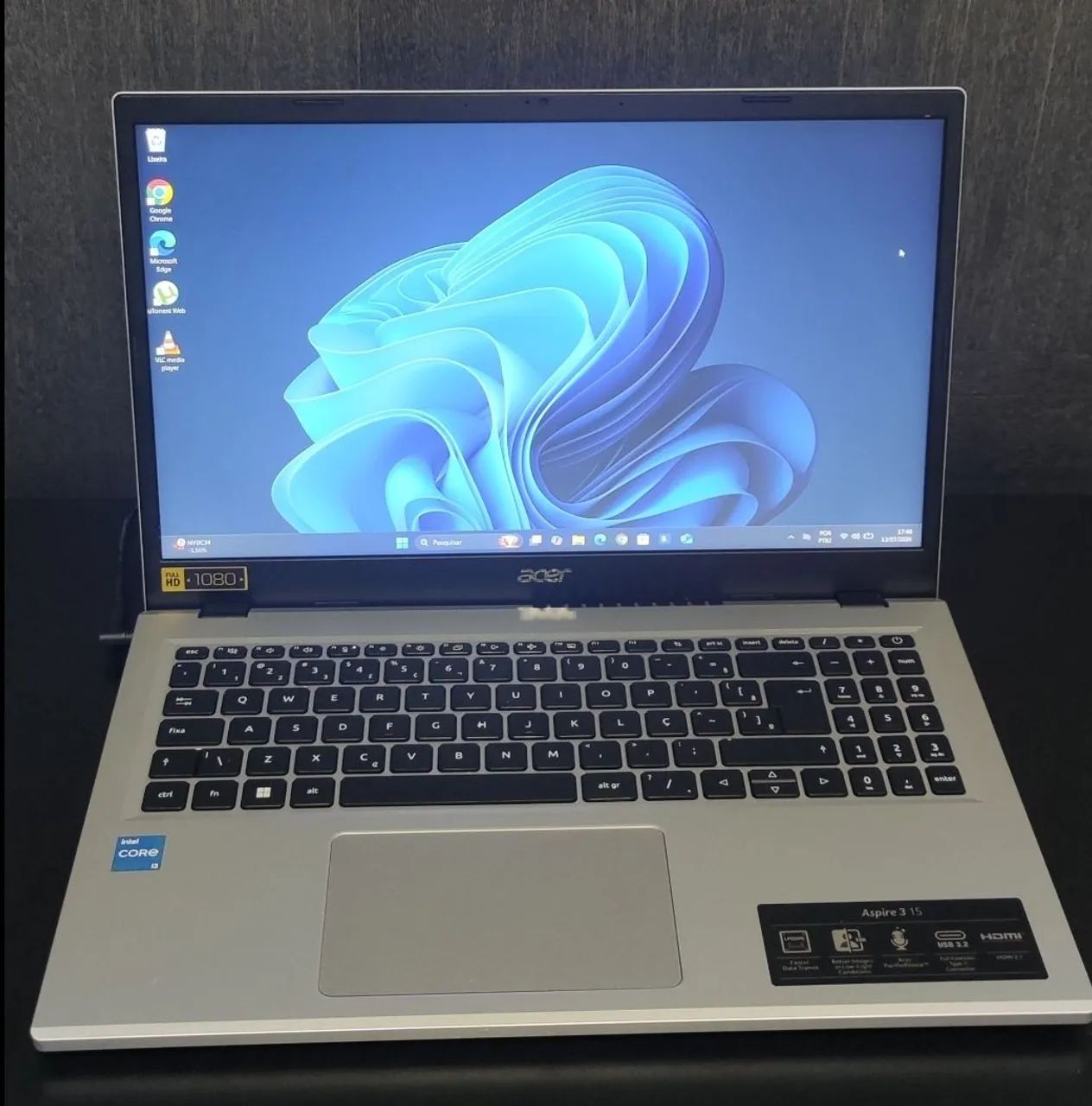 Notebook Acer Aspire Core i3 12ª Geração - Foto 3