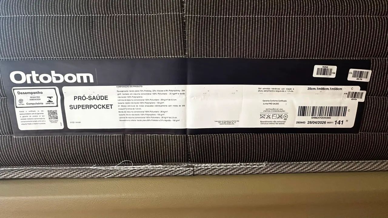 Cama box queem Ortobom - Foto 5