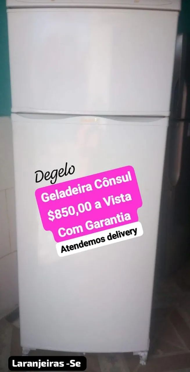 Geladeira Cônsul duplex 