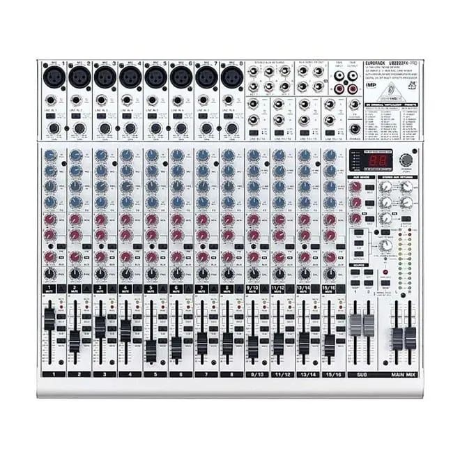 Mesa de som Behringer eurorack UB2222fx PRO