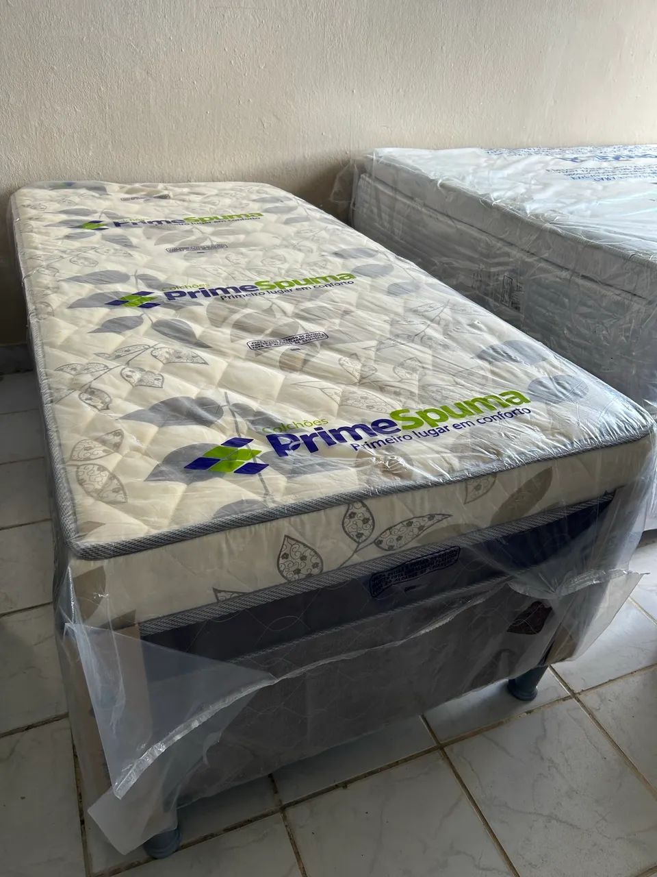 Cama Box Solteiro - Nova