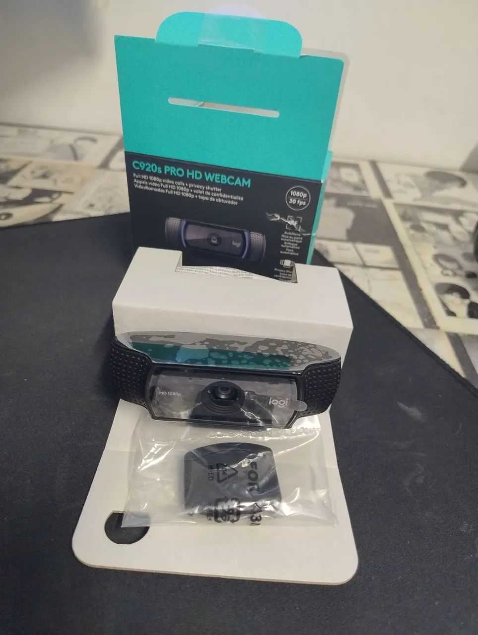 Webcam Logitech C920 Pro Full HD + microfone dual stereo + tampa privacidade  - Foto 2