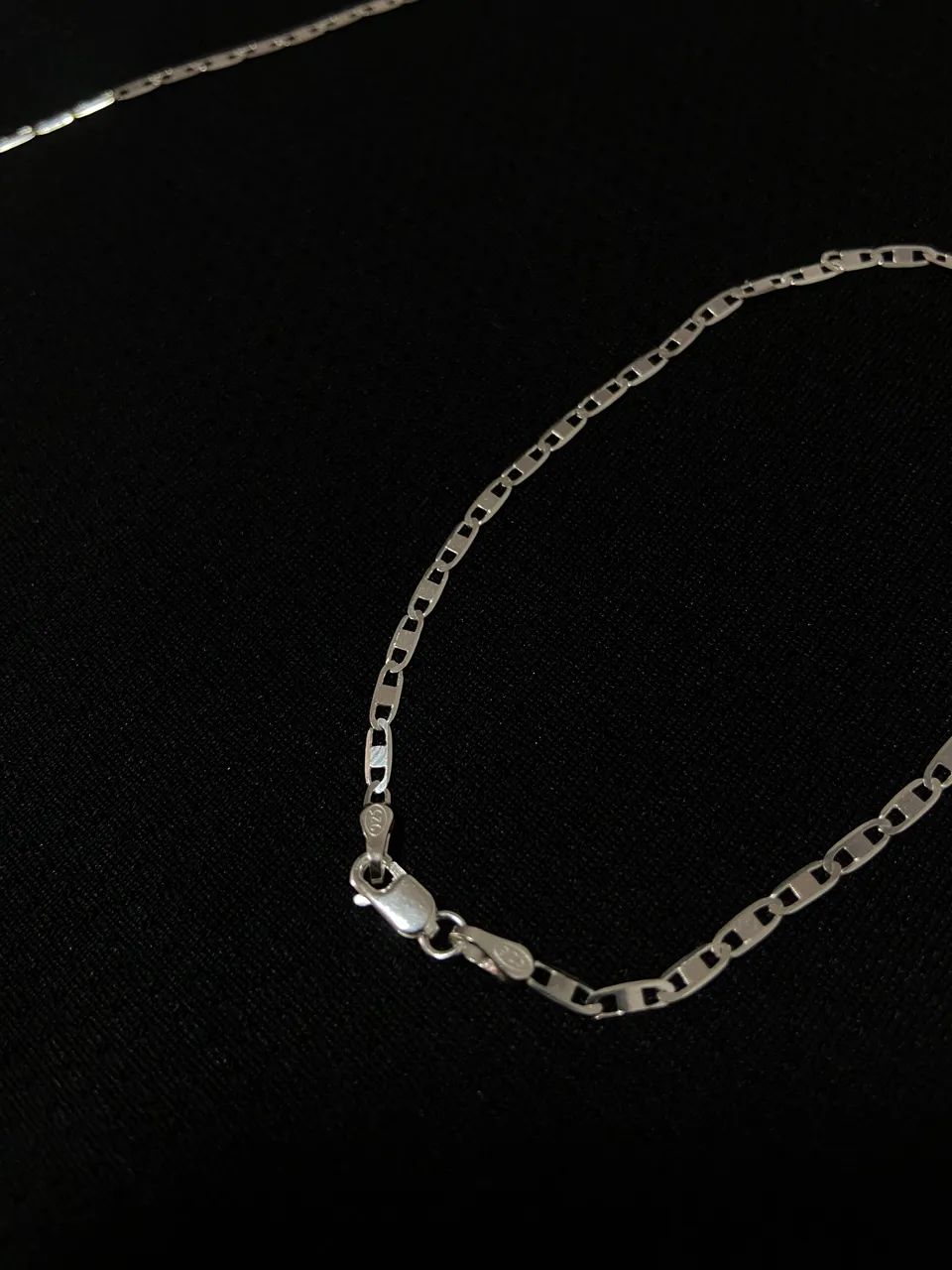 Corrente e pulseira Piastrine prata - Foto 3
