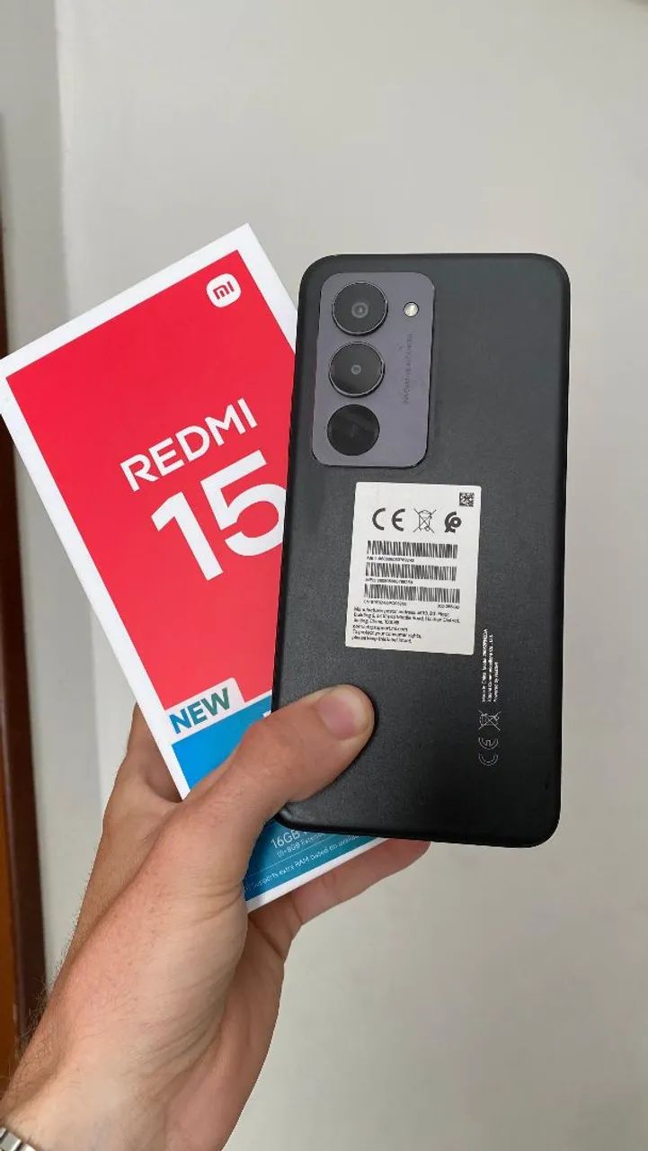 Redmi 15 256 GB e 16 de RAM 