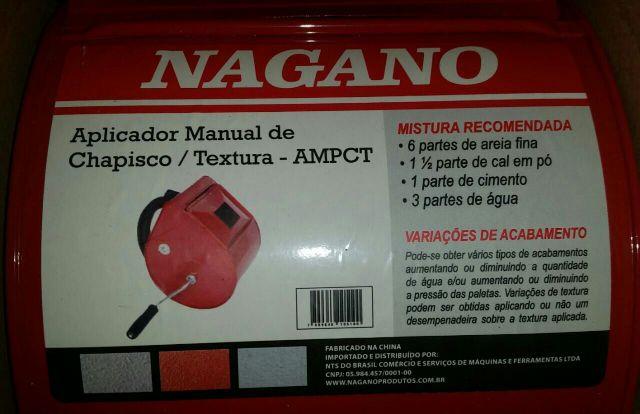 Aplicador Manual De Chapisco E Textura - Ampct - Nagano