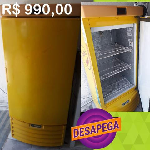 Freezer vertical amarelo cervejeira Upp Imperdível