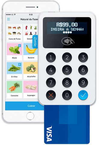Maquineta de cartão de crédito izettle