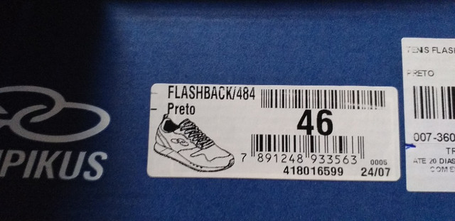 olympikus flashback preto