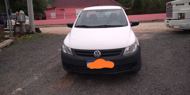 SAVEIRO FLEX 1.6 8V 2013 BÁSICA. ÓTIMA MECÂNICA COM CAPOTA FIBRA NO DOC 