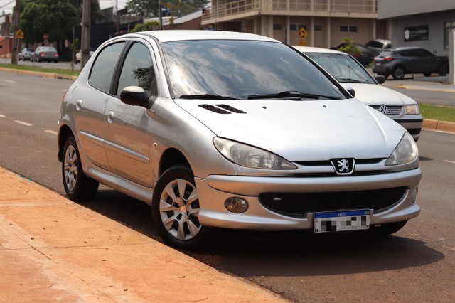 PEUGEOT 206 ALLURE 1.6 16V 2008/08 PRATA