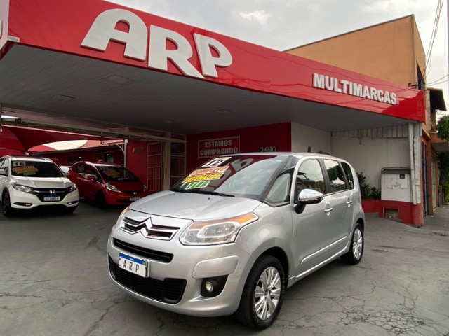 CITROEN C3 PICASSO EXCLUSIVE 1.6 FLEX 2012 PRATA AUTOMATICA