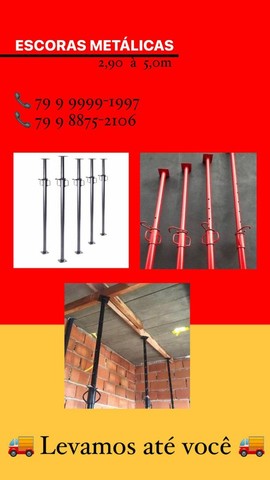 Temos escoras metálicas  - Foto 2