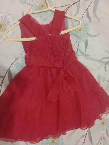 Vestido Princesa Vermelho - Comprar em Loja Pimpolho