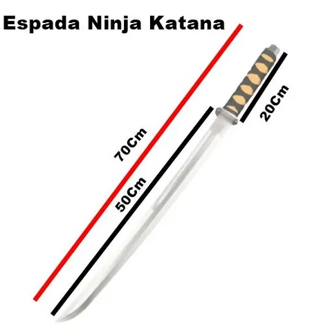 Espada katana brinquedo realista