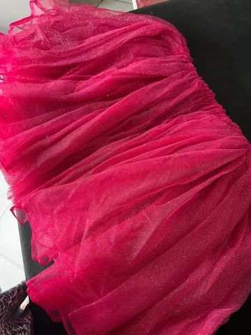 Carnaval Saia tule rosa barbie - ateliê - Foto 2