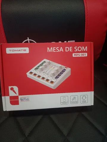 Mesa de Som MPS-001 Tomate 