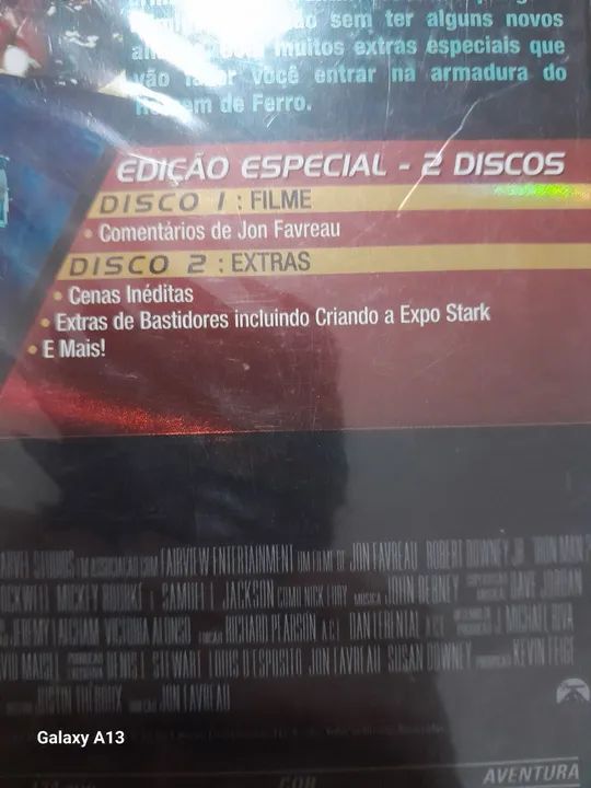 Dvd duplo *Lacrado* Homem de Ferro 2  - Foto 3