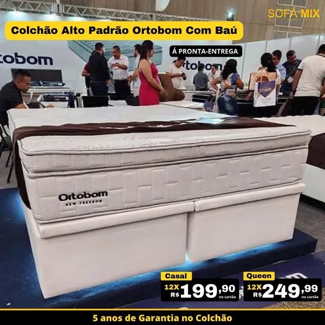 Combo Queen  molas ensacadas Ortobom  - Foto 2
