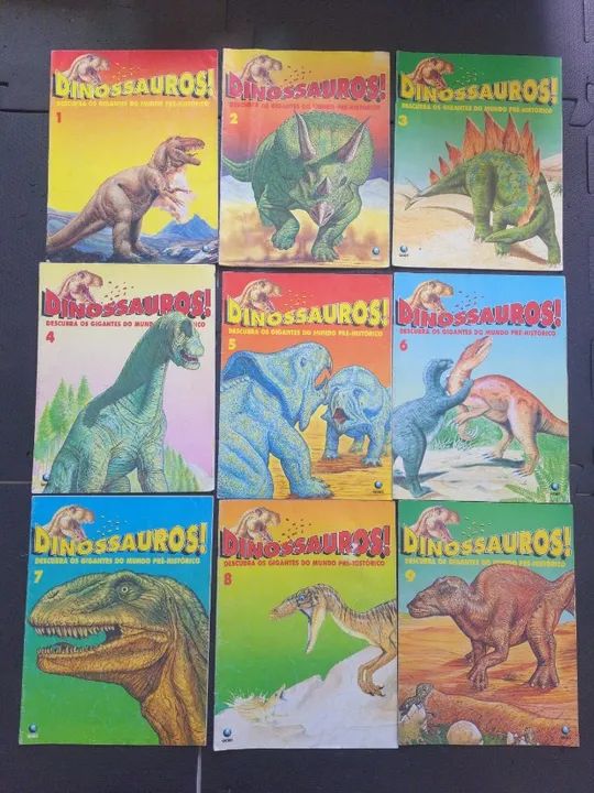 Revista Dinossauro! 36 volumes + 2 caixas - Foto 2