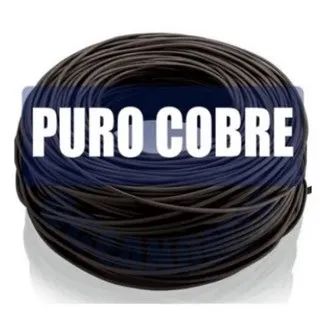 Cabo de rede 25 metros 2 pares 100%cobre preto já Grimpado