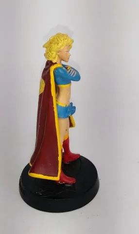 Miniatura Eaglemoss Super Girl Com Revista - Foto 3