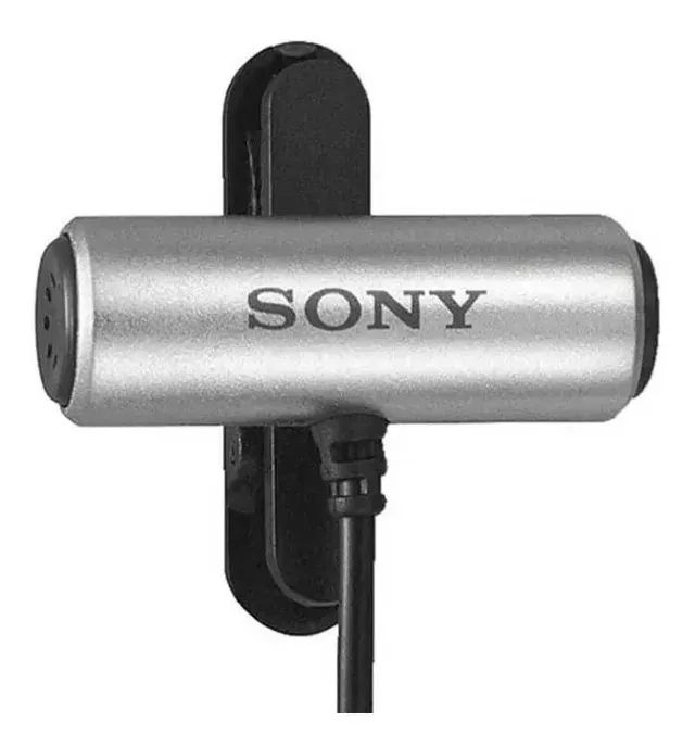 Microfone Sony Ecm-cs3 Condensador Omnidirecional Cor Prateado - Foto 3