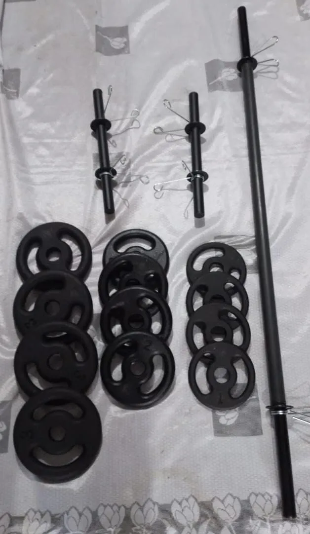 kit musculaçao completo novo