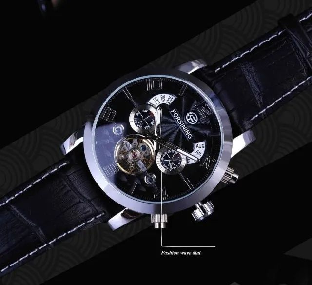 Relógios Masculino Tourbillion Display Mecânico Automático - Foto 3