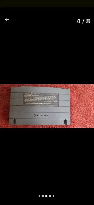Cartucho Super Mario World original Super Nintendo  - Foto 2