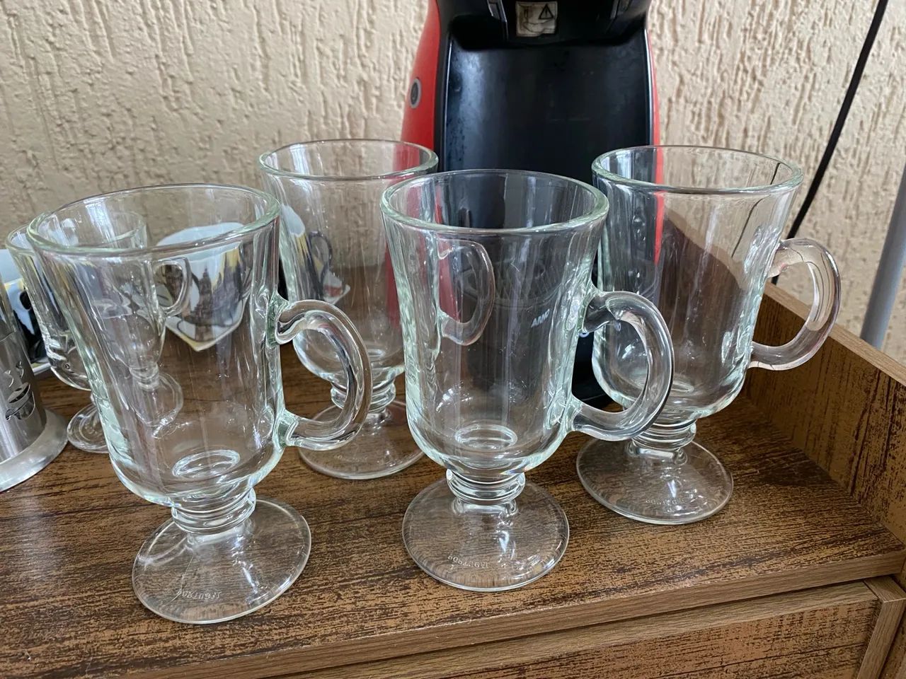 2 xícaras de vidro para chocolate, café com leite e outras  original dolce gusto 220 ml - Foto 2