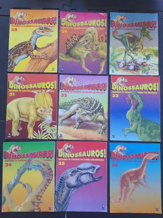 Revista Dinossauro! 36 volumes + 2 caixas - Foto 5