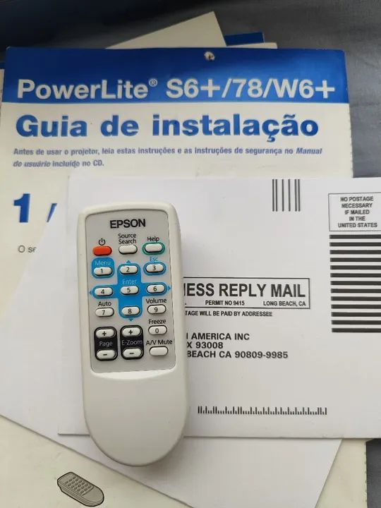 Projetor Epson Power lite S6+ em perfeito estado - Foto 4