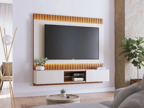 Home Suspenso Ripado com LED a65