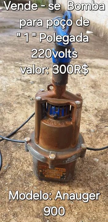 Bomba submersa para poço 