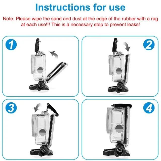 Caixa Estanque - Gopro Hero3, Hero3+ E Hero4 - Mergulho - COD 120 - Foto 4