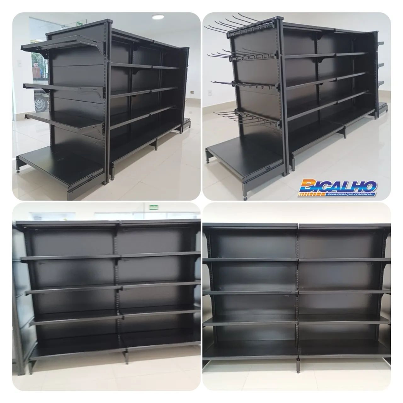 Gôndolas para comércio 